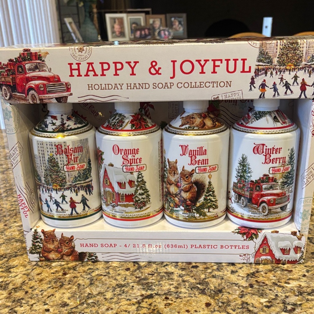 Happy & Joyful Holiday Hand Soap Collection